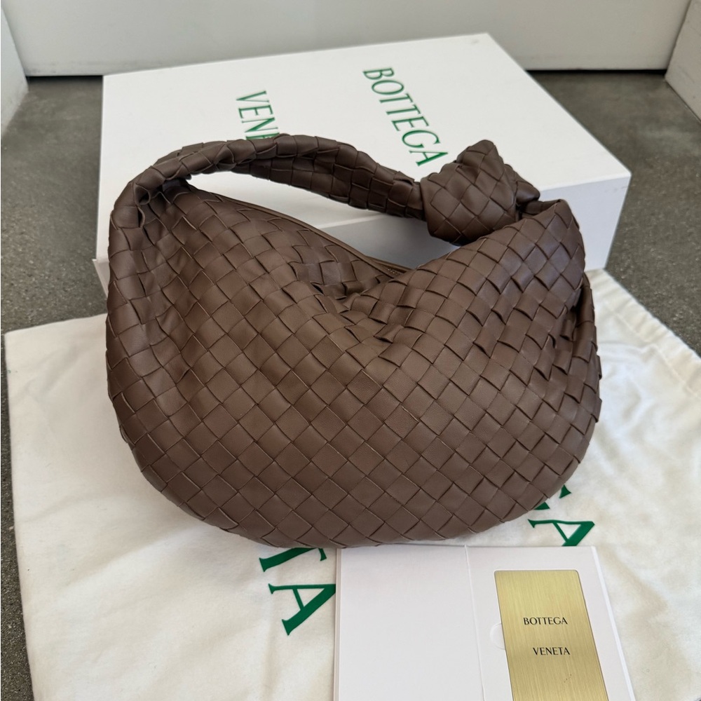 Bottega Veneta Intrecciato Small/Teen Jodie Dark Taupe - Picture 12 of 14